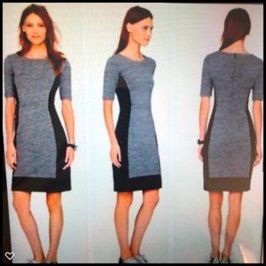 J. Crew Color Block Ponte Dress